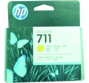 惠普 (HP) CZ136A 711 3 联包 黄色墨盒 (适用 T520/T120、每只29ML)