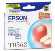 爱普生 (EPSON) T0562 青色墨盒 C13T056280BD（...