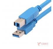 山泽（SAMZHE） UK-810 超高速USB3.0 AM/BM 打印机器数据线 1米