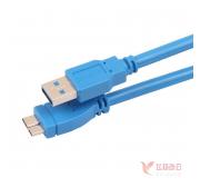 山泽（SAMZHE） UK-710 超高速USB3.0 AM/MICRO B 硬盘数据线1米