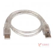 山泽（SAMZHE）UK-9008 USB2.0高速移动硬盘线 0.7米（2个USB口加T形口）