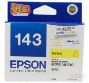 爱普生 (EPSON) T1434 超大容量黄色墨盒 C13T143180（适用 ME900WD/960FWD、755页)