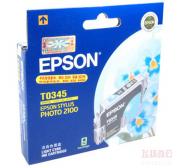 爱普生 (EPSON) T034580 淡青墨盒 C13T034580BD（适用 SP2100、440页）