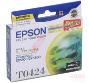爱普生 (EPSON) T0424 黄色墨盒 C13T042480BD (适用 CX5100、420页)