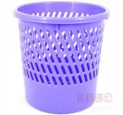 得力(DELI)9553 优质耐用圆纸篓/清洁桶/垃圾桶 蓝色