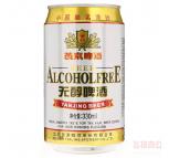 燕京啤酒 听装无醇啤酒 330ml×24箱 整箱装