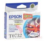 爱普生（Epson）T0732青色墨盒 C13T105280（适用CX5500/5900/8300/9300）