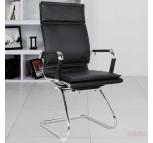 黑色弓形椅子 办公室椅子 会议椅 黑色办公椅 职员椅 D-9135高背