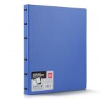 得力（deli）5780 300页加厚PP材质活页名片册（容量600张） 蓝色 